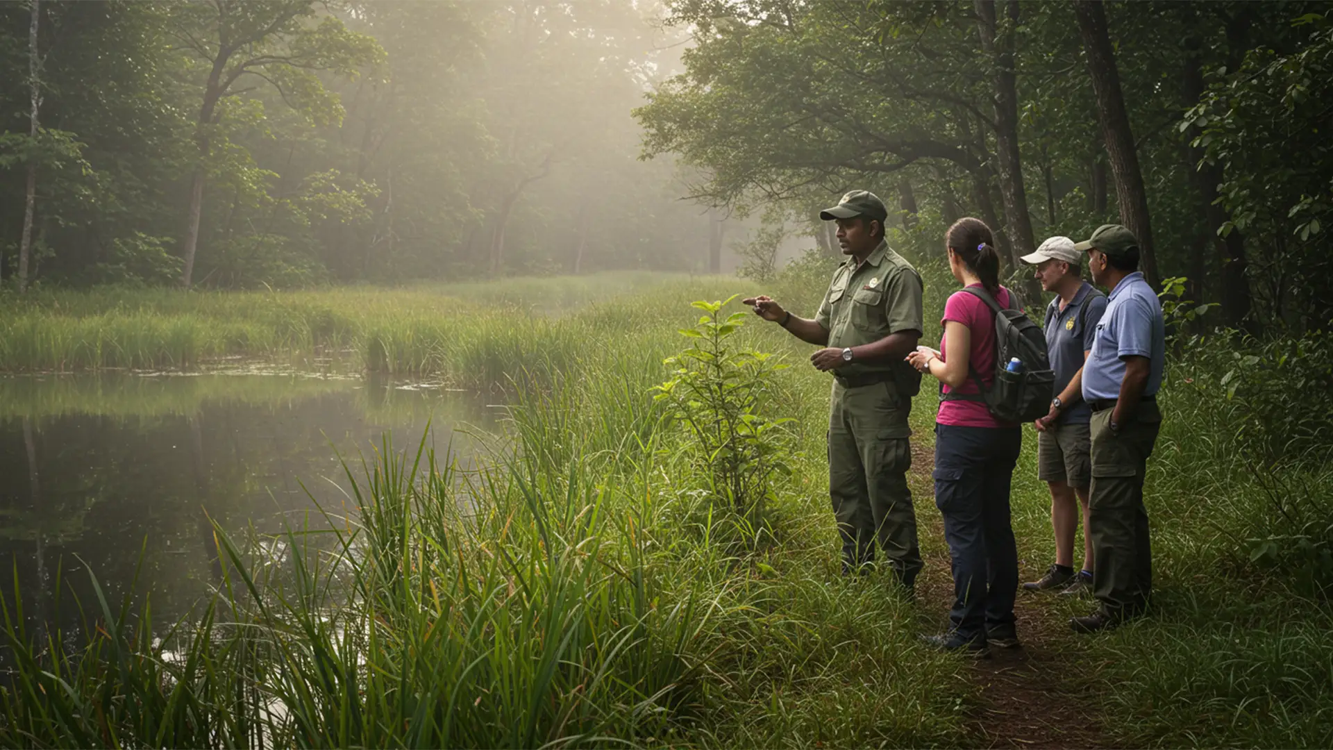 nature walk at Kishanpur