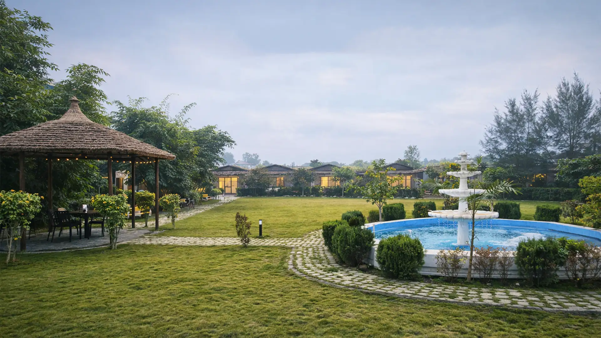 Serai The Baagh luxury nature retreat near Kishanpur Wildlife Sanctuary Dudhwa Tiger Reserve Lakhimpur Kheri Uttar Pradesh